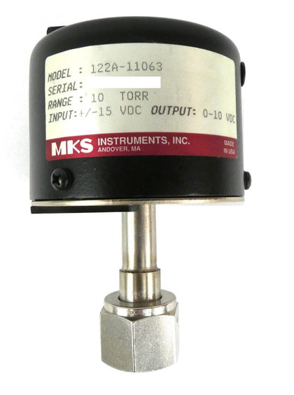 MKS Instruments 122A-11063 Baratron Transducer Type 122A Tested Working Spare