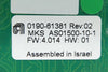 MKS Instruments AS01500-10-1 Interlock Module PCB CDN497 AMAT 0190-61381 Working