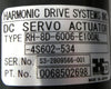 Harmonic Drive Systems 0068502698 DC Servo Actuator RH-8D-6006-E100AL Working