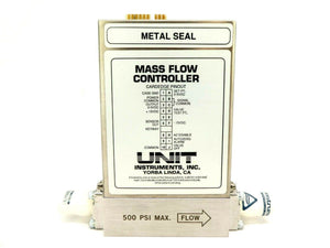 UNIT Instruments UFC-8160 Mass Flow Controller MFC 10 SLM H2 8160 Refurbished