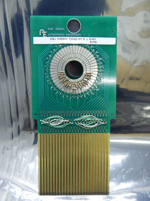 Alphatronics Gold Card 1 Probe Card PCB Standard B481 5.20 Ohms Meters 1&4 Used