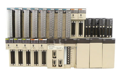 Omron C200H Series PLC Reseller Lot of 24 CPU42 ID217 OD219 MAD01 PD024 Working