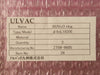 Valqua 6X1820LE BUVc O-Ring D0270 Fluoride Reseller Lot of 2 Ulvac ZX-1000 New