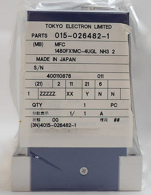 Hitachi Metals SAM SFC1480FX Mass Flow Controller MFC TEL 015-026482-1 New