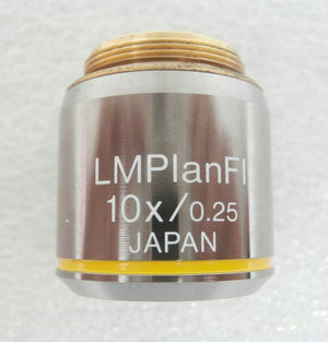 Olympus LMPlanFI 10x/0.25 ∞/- Microscope Objective LM Plan FI Working Surplus