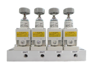 SMC IRM10-4-14 Precision Regulator Manifold Lot of 2 New Surplus