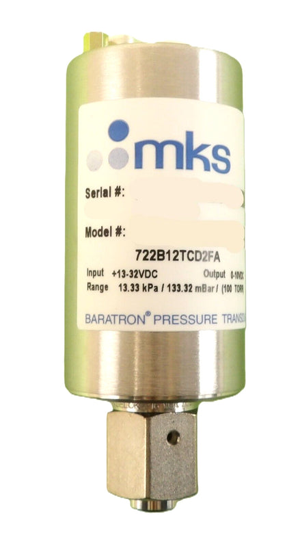 MKS Instruments 722B12TCD2FA Baratron Pressure Transducer Type 722B AMAT New