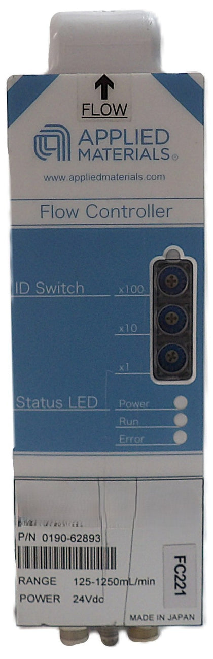 AMAT Applied Materials 0190-62893 Flow Controller 125-1250mL/min Working Spare
