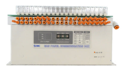 SMC IN587-04-A 42-Port Gas Panel VV100-49-X86 with Communication Box Working