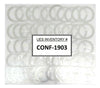 AMAT Applied Materials 0020-32422 ESC Center Nickel Inner Insert Lot of 50 New