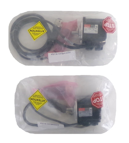 Sanyo Denki P30B06010DXS71M AC Servo Motor BL Super P3 Lot of 2 New Surplus
