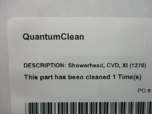 QuantumClean 500228213 Showerhead CVD XI (1270) Refurbished