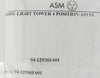 ASM 94-125303A01 Asyst 4-Position Light Tower Patlite New Surplus
