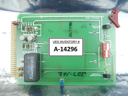 BTU Engineering 3161201 Battery Backup Assembly PCB Card 3161200 Used Working