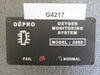 DEPRO A600 O2 SENSOR PWR/SIGNAL CONTROLLER ASM 54-106618A48