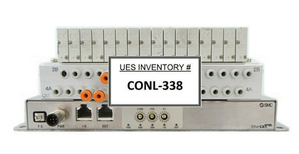 AMAT Applied Materials Pneumatic Block SMC 16-Port Manifold INR587-33 Surplus