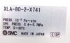 SMC XLA-80-X741 High Vacuum Angle Valve Vacuum Series Working Surplus