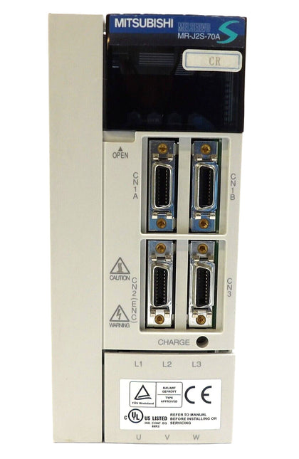 Mitsubishi Electric MR-J2S-70A AC Servo Drive Module MELSERVO Working Surplus