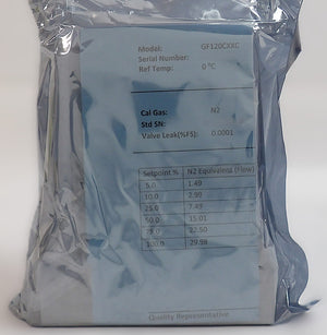 Brooks Instrument GF120C-110080 Mass Flow Controller MFC 20 SCCM H2 New
