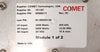 Comet Technologies 20068000 RF Match Lam Research 61-450254-00 Untested As-Is