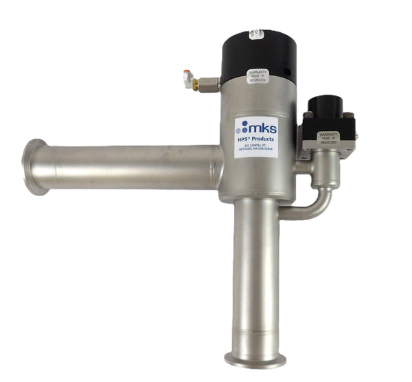 MKS Instruments 99R0422 Pneumatic Isolation Angle Valve NW40 Working S ...
