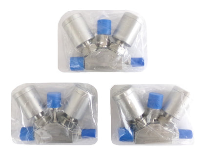 Swagelok 6LVD1V122PAA6309 3-Port Diaphragm Valve Lot of 3 New Spare