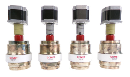Comet CVMN-500BC/10-BEC Variable Vacuum Capacitor Reseller Lot of 4 Working