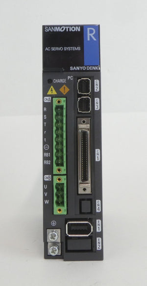 Sanyo Denki RS2A01A0AA0 AC Servo Drive SANMOTION R AMAT 0195-14086 Lot of 2