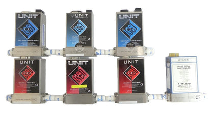 Celerity UNIT UFC-8160 UFC-1661 Mass Flow Controller MFC Lot of 7 Refurbished