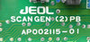 JEOL AP002115-01 Scan Generator PCB Card SCAN GEN (2) PB JSM-6300F Working