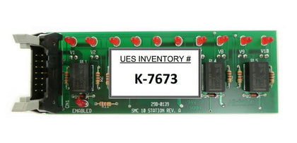 FujiFilm 29B-0139 SMC 10 Station Indicator PCB GenStream I/II Working Surplus