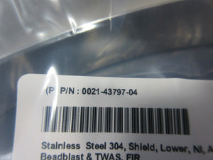 AMAT Applied Materials 0021-43797 Shield Lower Rev. 4 New Surplus