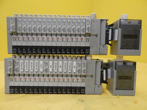 CKD N4S0-T56 16-Port Pnuematic Manifold OPP3-1H Lot of 2 Used Working