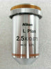 Nikon MUE00031 Microscope Objective L Plan 2.5x/0.075 ∞/0 EPI Working Spare