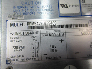 Power-One 405-349-00A (489) Power Supply RPM5A2EDEFS489 Lot of 2 Used Working