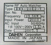 Daihen RMN-20E2-V RF Auto Matcher 13.56MHz @ 2000W TEL Tokyo Electron Untested