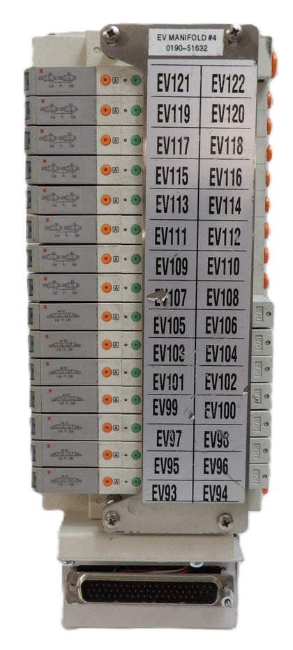 SMC SS5V1-DUU00428 15-Port Pneumatic Manifold AMAT 0190-51632 Working