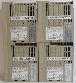 Yaskawa Electric CACR-2R1-EE1VBD-00 Servo Drive SERVOPACK Lot of 4 Working
