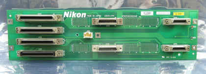 Nikon 4S013-479 Backplane Interface Board PCB STGSTCAV1AV2X4B NSR-S307E Used