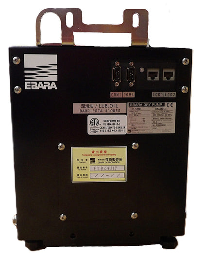 EV-S Ebara Technologies EV-S20P Dry Vacuum Pump 500762293 OEM Refurbished