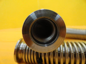 MKS Instruments Flexible Bellows Vacuum Hose NW25 18" Stainless Steel HPS Used