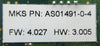 MKS Instruments AS01491-0-4 DeviceNet PCB Card CDN491R AMAT Working Surplus