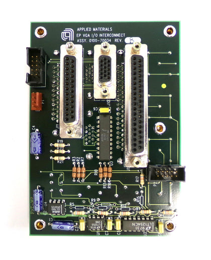 AMAT Applied Materials 0100-70034 EP VGA I/O Interconnect PCB Endpoint Working