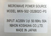 Nihon Koshuha MKN-502-3S2B02C-PS Microwave Power Supply TEL 3C80-000276-11 New