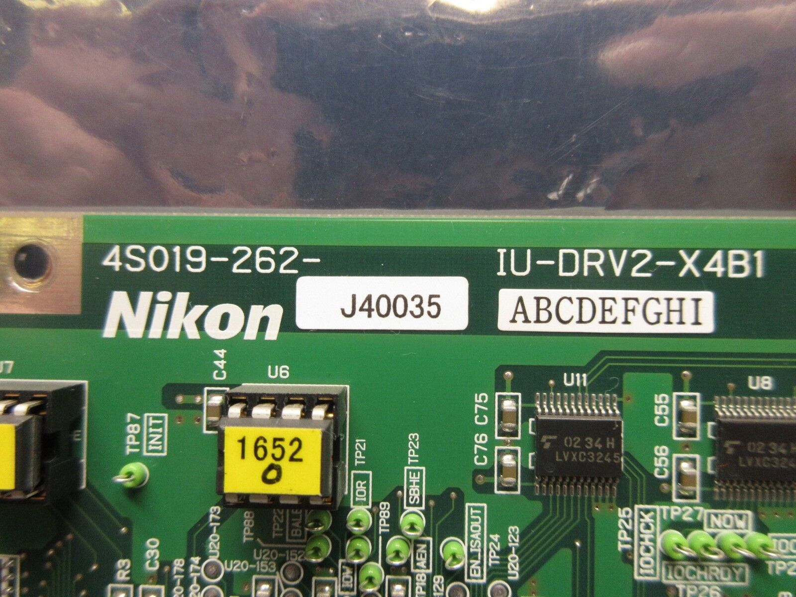 Nikon 4S019-262 Control Board PCB IU-DRV2-X4B1 NSR-S307E DUV Scanning Used