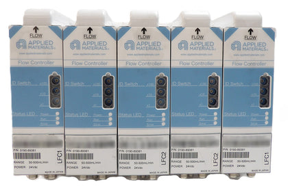 AMAT Applied Materials 0190-89381 Flow Controller 50-500mL/min Lot of 5 Working
