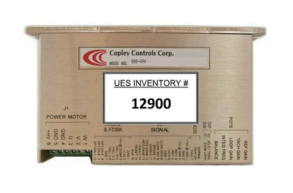 Copley Controls 800-494 3-Phase Servo Motor Controller Amplifier Working Surplus