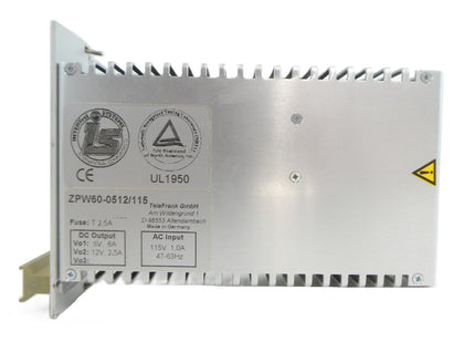 TeleFrank ZPW60-0512/115 Power Supply Card Working Surplus
