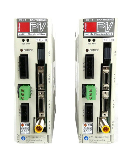 Sanyo Denki PV2A015SMT1PA0-C1 Servo Driver BL Super PV AMAT Lot of 2 Working