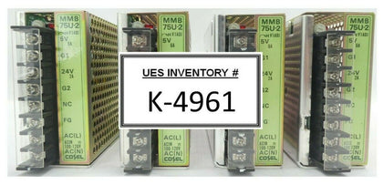 Cosel MMB75U-2 Power Supply Reseller Lot of 4 Working Surplus